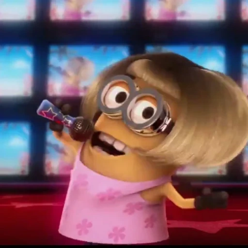 les sbires de gru, les sbires laids, anna çareshnikova, minions perruque blonde