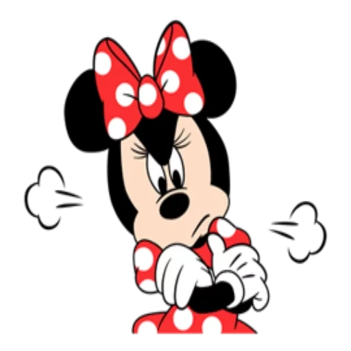 minnie mouse, mickey mouse minnie, animasi minnie mouse, minnie mouse berkedip