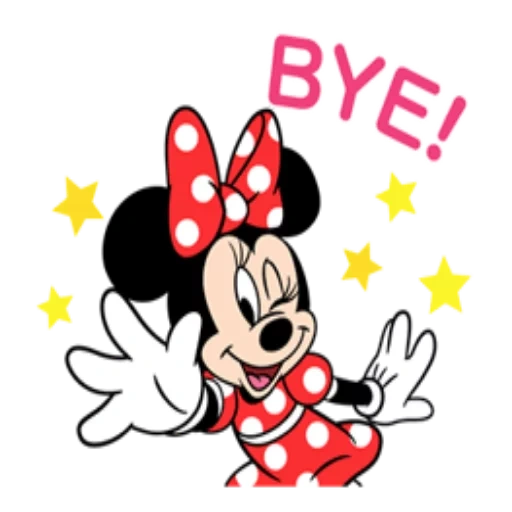 minnie mouse, minnie mouse ok, good minnie mouse, bye mickey mouse.-bye