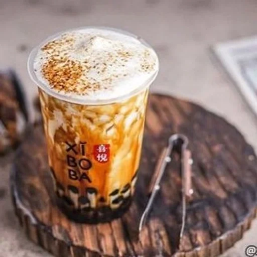 boba, tazza, candele coreane, drink di zucchero latte, tè a bolle di zucchero di canna