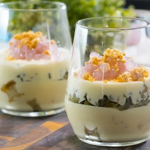 verina, pudding, cheesecake, panna cotta, mousse de mangue à la crème