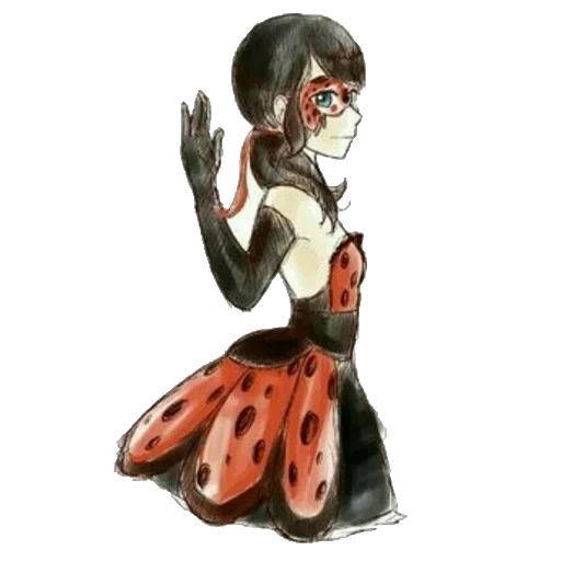 lady bug masquerade, volpina lady bug, lady bug super-kot, ala volpina lady bug, robe de marinette de ladybug