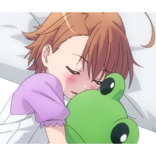 misaka, misaka mikoto, misaka mikoto gekota, reilgan anime frosch