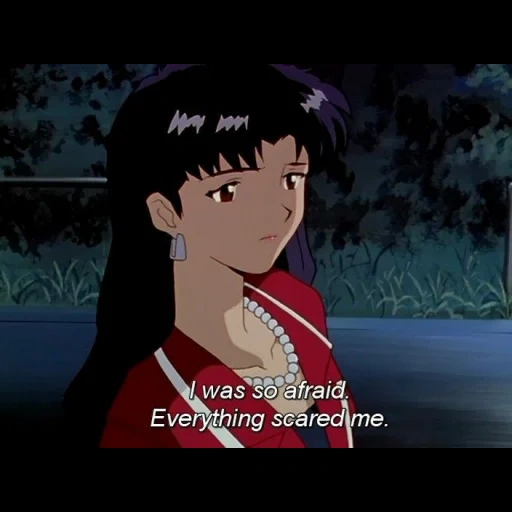 anime, inuyasha, misato kaji, evangelion 15 episode, misato katsuragi kaji