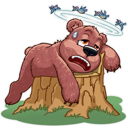 bear, bear, the bear laughs