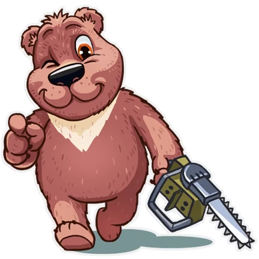 mishki, bear, bear, axe bear