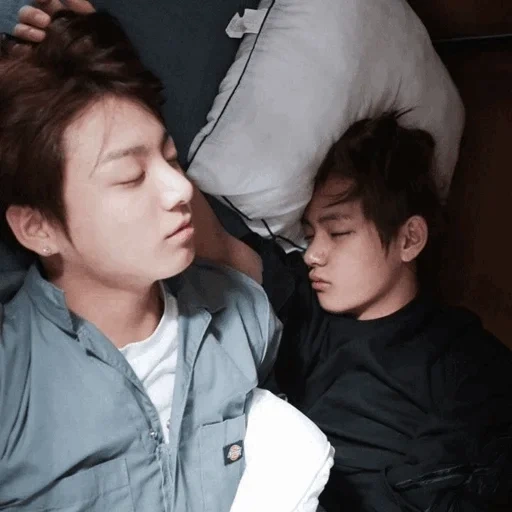 zheng zhongguo, bangtan boys, viguki bts is sleeping, bts sleep viguki, wei gu mu chongguo fell asleep