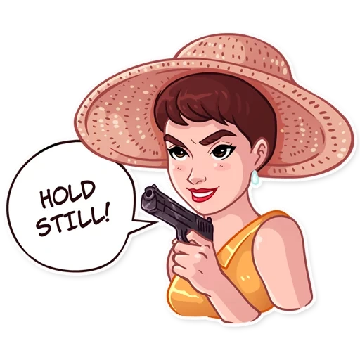 dibujos, audrey hepburn, señorita hepburn