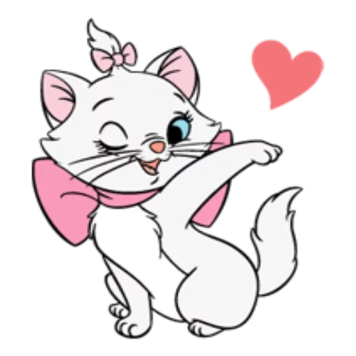 kitty marie, disegno del gattino, kitty marie disney, gatti aristocratici cat marie