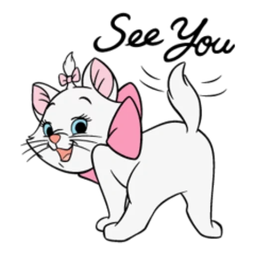 aristocats, кошечка мари, коты-аристократы, рисунок кошечки авроры