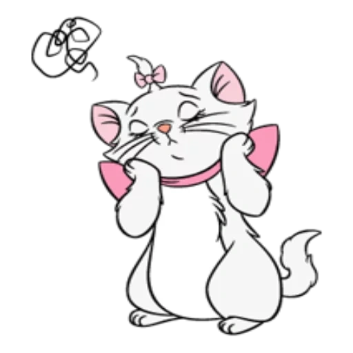 cat marie, kitty marie, cat de marie disney, marie girly de disney