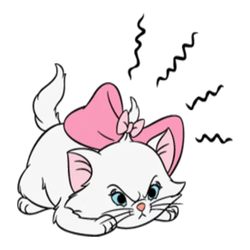 mary cat, chat aristocratique, le chaton de mary est méchant, mary disney cat