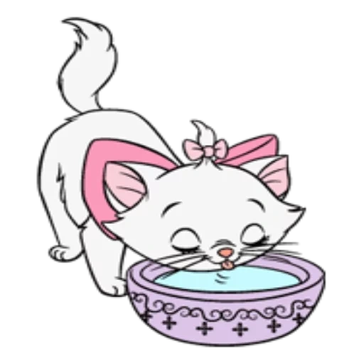 mary cat, mary cat, milk clipart, park cat mary