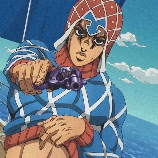 mista, anime jojo, jojo mista, guido mr jojo, incredible adventures of jojo