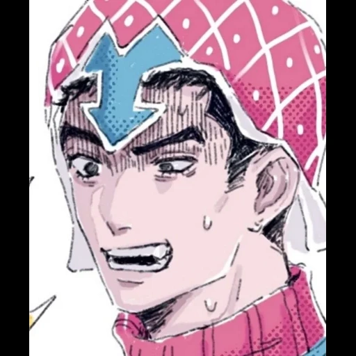 jo jo, josuke, crocifisso di jojo, i personaggi degli anime, guido mista