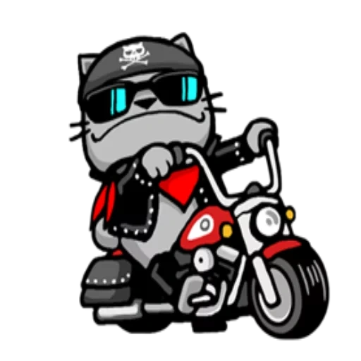 anime, people, red cliff cyclist, moto gorilla