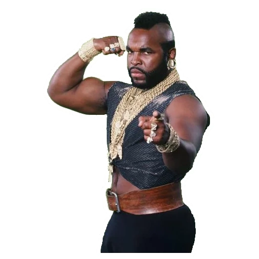 mr t, wrestler, mr ti, bodybuilder