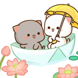 kawaii cats, kawaii kittens, cute kawaii drawings, drawings of cute cats, kawaii cats a couple