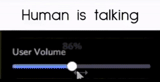mudo, texto, volume, volume, o homem está falando