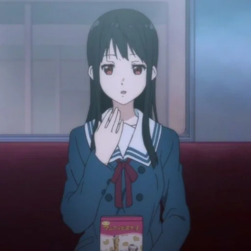 image, derrière la facette de l'anime, anime mitsuki nasha, kyoukai no kanata, anime derrière la facette mitsuki nasha