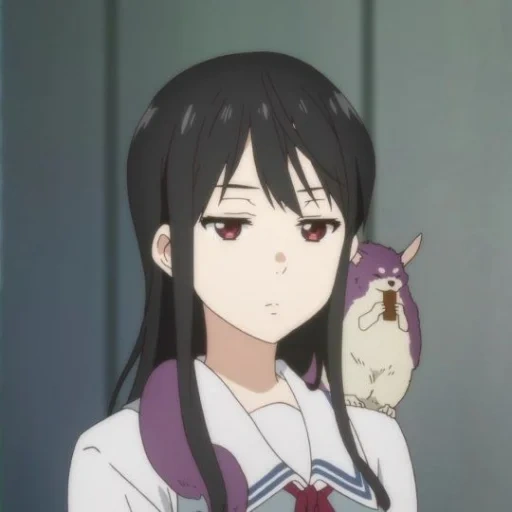 mitsuki nashe, ragazza anime, personaggi anime, dietro la sfaccettatura dell'anime, anime mitsuki nasha