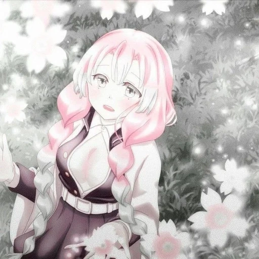 anime, anime sakura, gadis anime sakura, gadis gadis anime yang cantik, anime sakura berbunga selamanya