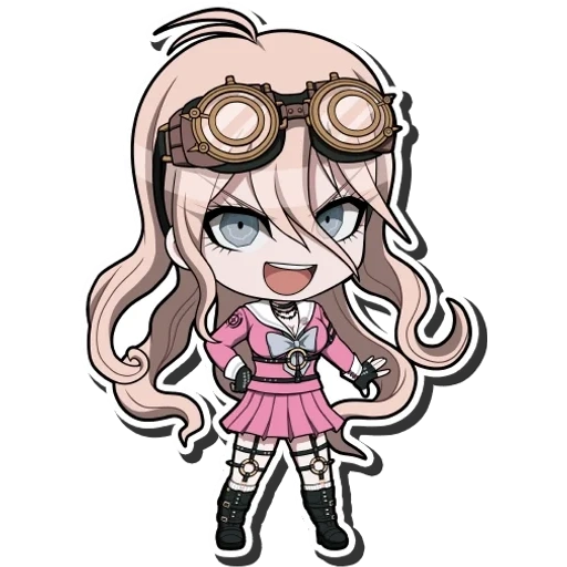 miu iruma chibi, miu danganlongpa, miu iruma danganronpa, chibi dangan longpa 3 mi wuyiluma, miuyiluma dangan longpu chibi doll