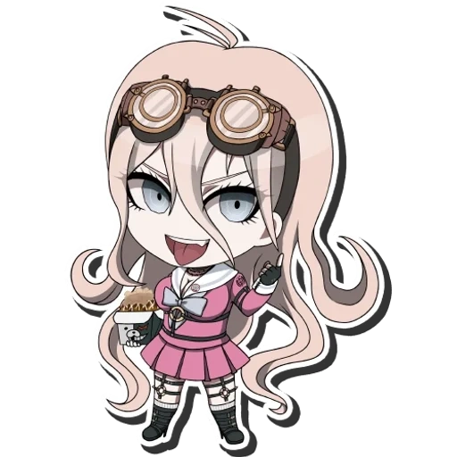 miu iruma chibi, chibi dan gan long pa 3 mi uu ruma, danganronpa v3 killing harmony, danganronpa tririgger happy havoc, miurui ruma dan gan long pu chibi muñeca