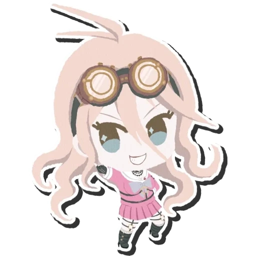 miu iruma, gambar anime, miu iruma chibi, chibi dangganronpa 3 miu iruma, figur miu irum danganronp chibi