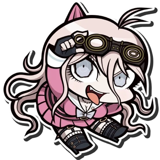 miu iruma chibi, danganronpa edith, danganronpes v3 hamiki, danganronpa v3 miu iruma, danganronpa v3 membunuh harmony