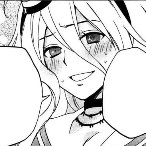 miu iruma, manga ahegao, desenhos de anime, personagens de anime, anjo do mangá do derramamento de sangue