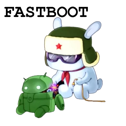 кролик xiaomi fastboot, fastboot xiaomi, xiaomi заяц fastboot, fastboot, маскот сяоми кролик