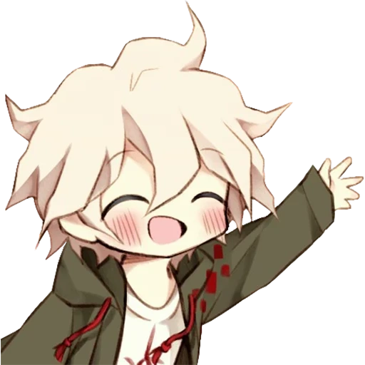 нагито, нагито комаэда, нагито комаэда чиби, nagito komaeda чиби, нагито комаэда маленький