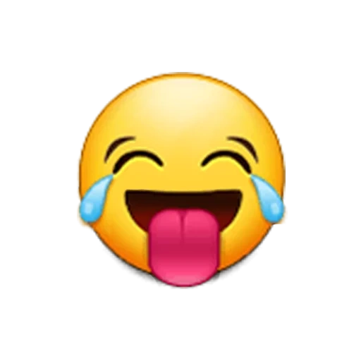 emoji, emoji, emoji, face emoji, smiley aux yeux fermés avec une langue fermée