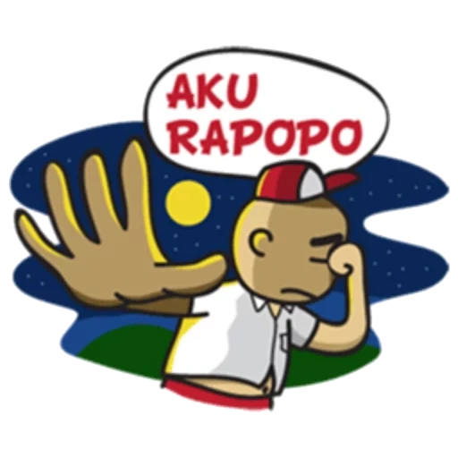 asiatico, kartun, gambar lucu, kartun lucu