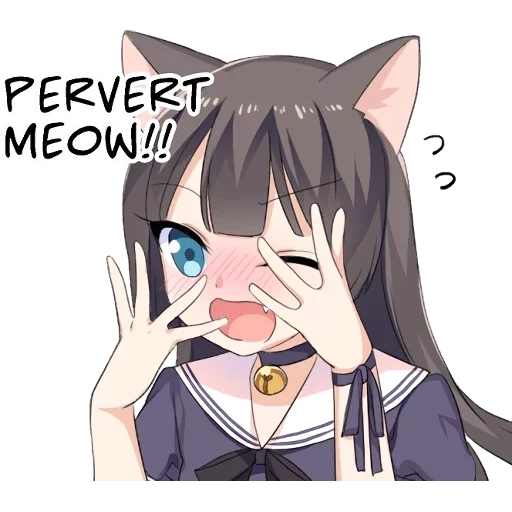 тян неко, аниме неко, неко мияко, неко тян аниме, anime neko girl