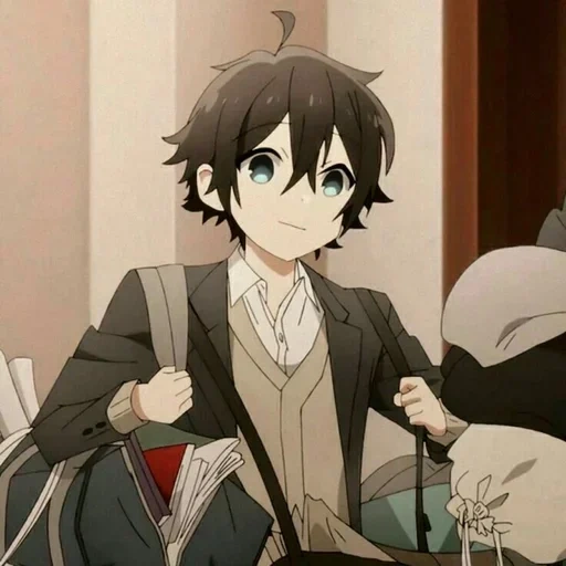 chicos de anime, precioso anime, anime de miyamura, makoto miyamura, personajes de anime