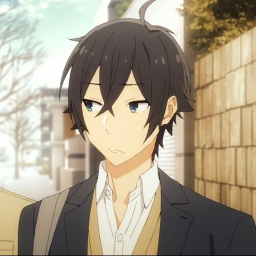 anime creative, cute anime, anime boy, anime in horimiya, anime charaktere