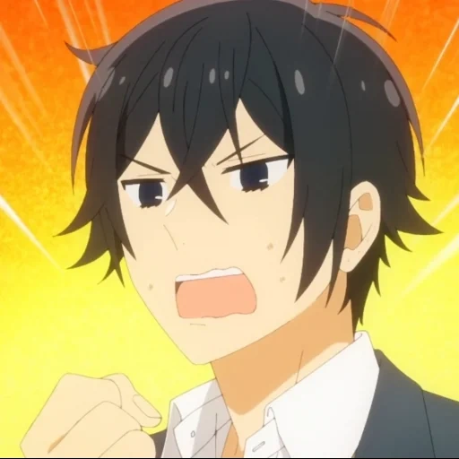 hori palace animation, miyamura animation, cartoon character, miyamura saint, hori palace cartoon characters