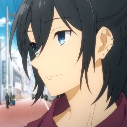 hori palace animation, miyamura animation, izumi miyamura, cartoon characters, miyamura saint