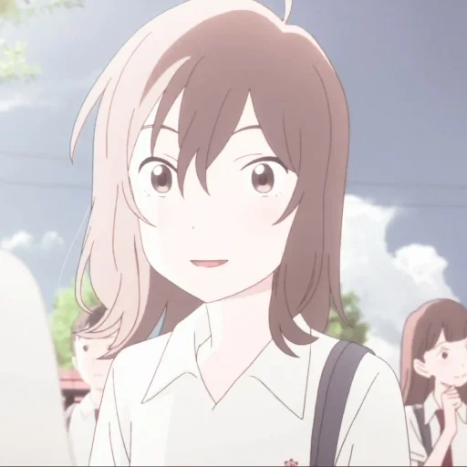 animação, sasaki midea, animação de quadrinhos, nakitai watashi, personagem de anime