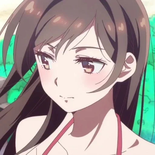 menina anime, papel de animação, kanojo okarishimasu, menina personagem anime, papel de garota anime