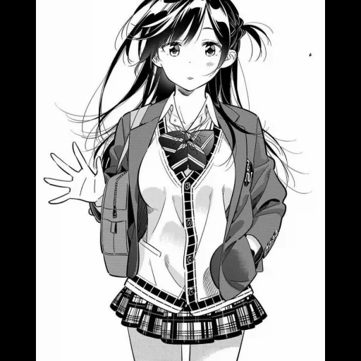 gambar, manga anime, manga gadis itu, manga mizuhara, manga girl hour