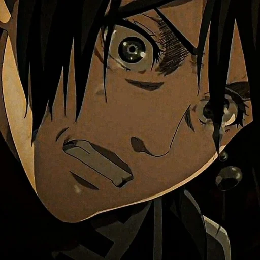 anime titanen, angriff der titanen, anime charaktere, mikasa ist ein böses gesicht, eren angriff der titanen