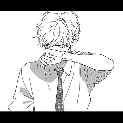 animación en blanco y negro, key boy confession, boceto de chico, estrella japonesa baja el cómic, estrella japonesa mamura