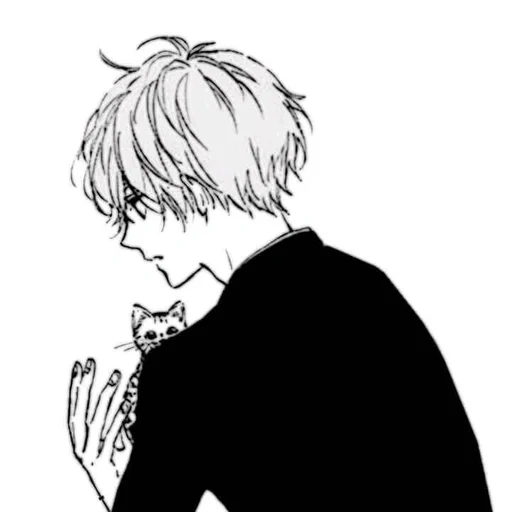 anime, image, art anime, manga kaneki, profil de manga