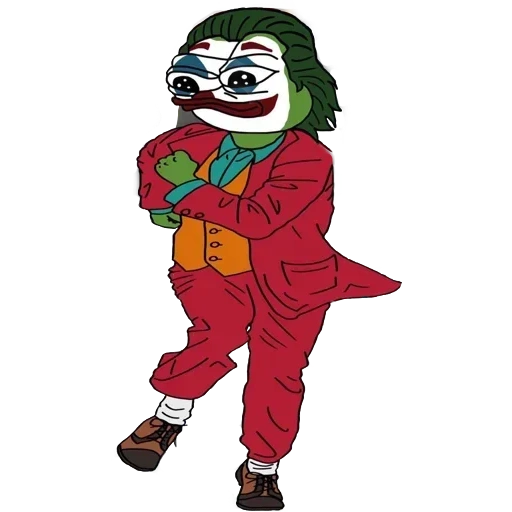 anime, clown, pepe joker