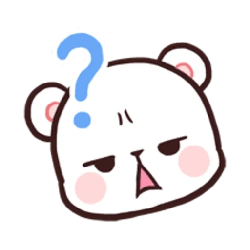 dessins kawaii, milk moka bear, dessins kawaii mignons, lait et moka en colère, milk mocha emoji discord