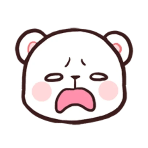 emote, milk mocha bear, milk mocha bear 18, milk mocha expression plate