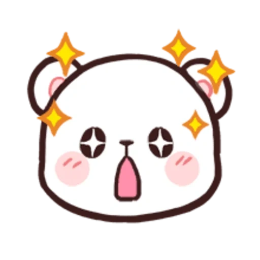 clipart, kawaii, retsuko agressif, milk mocha emoji discord, migères d'autocollants japonais du rilalakum